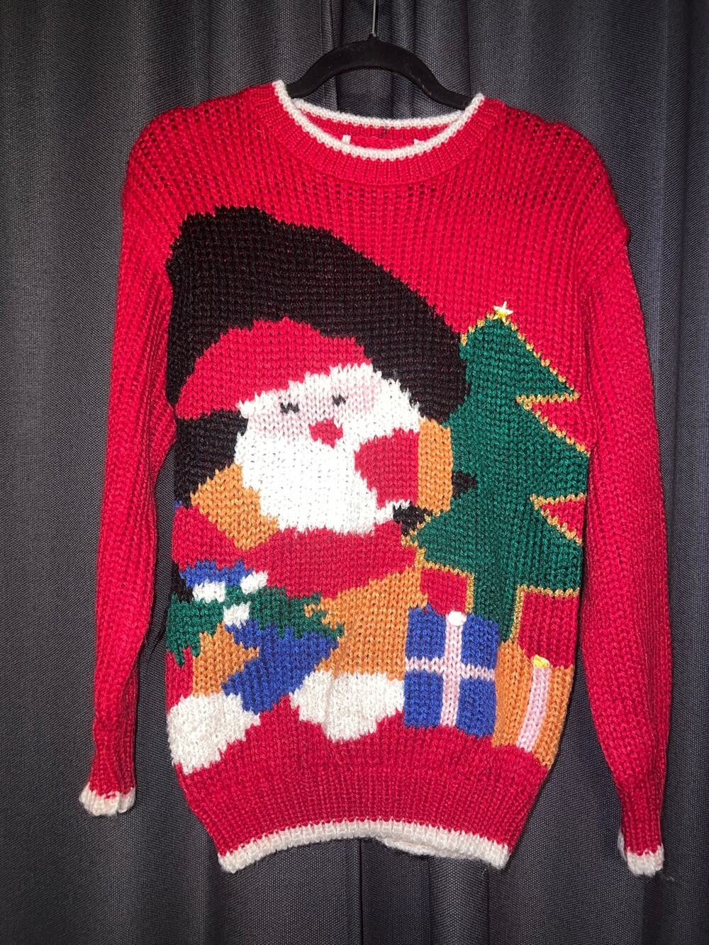 Ugly Christmas Sweater Xmas Size Small Vintage